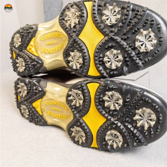 Contour Series By FootJoy Golf Shoes White Brown Lace-Up Low Top Men's Size 10.5 - Picture 13 of 15